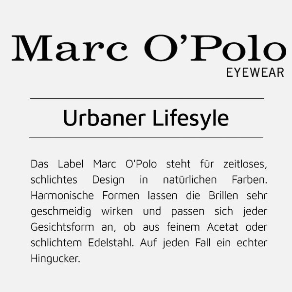 Marc O' Polo Brille Texte